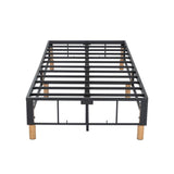 Metal Bedframe Mattress Foundation (Dark Grey) ? King