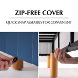 Metal Bedframe Mattress Foundation (Dark Grey) – King - Extra Image