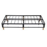 Metal Bedframe Mattress Foundation (Light Grey) ? Single