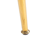 Viva Forever Set of 2 Green Velvet Dining Chairs-Art Deco Design with Gold Metal Legs - Extra Image