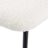 White Whisper Teddy Fabric Dining Duo - Extra Image