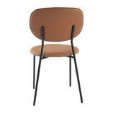 Tan Temptation Chair Duo - Rear View