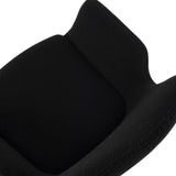 Charcoal Embrace Boucle – teddy Sherpa Fabric Armchair Set - Extra Image