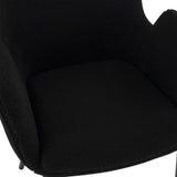 Charcoal Embrace Boucle – teddy Sherpa Fabric Armchair Set - Extra Image