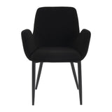 Charcoal Embrace Boucle – teddy Sherpa Fabric Armchair Set - Top-Down View