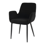 Charcoal Embrace Boucle – teddy Sherpa Fabric Armchair Set - Close-Up Angle