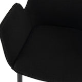 Charcoal Embrace Boucle – teddy Sherpa Fabric Armchair Set - Extra Image