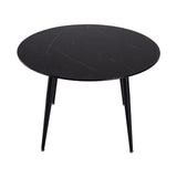 Marble Mania Round Table - Close-Up Angle