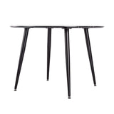 Marble Mania Round Table - Low Angle