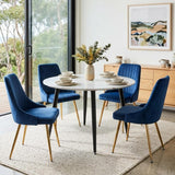 Ocean’s Velvet Dining Set