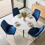Ocean’s Velvet Dining Set