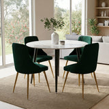 Velvet Elegance Dining Set - Side View