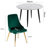 Velvet Elegance Dining Set - Extra Image