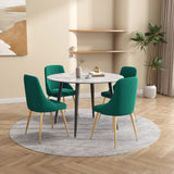 Velvet Elegance Dining Set - Side View