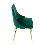 Velvet Elegance Dining Set - Close-Up Angle