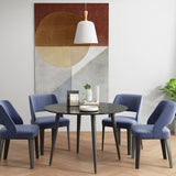 Marble Mania Round Table - Rear View