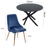 Marble Masterpiece Table and Chair Set - Extra Image