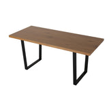 Venice Rectangular Dining Table 170cm Natural - Close-Up Angle