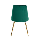 Marbleous Green Velvet Dining Set - Extra Image