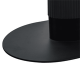 Clara Eclipse Oval Dining Table - Close-Up Angle
