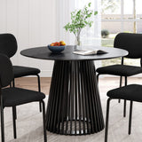 Palmer Sleek Silhouette Dining Table - Front View