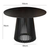 Palmer Sleek Silhouette Dining Table - Extra Image