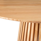 Palmer Natural Dining Table - Rear View