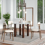 Willowmarble Round Dining Table - Top-Down View