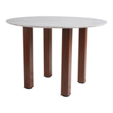 Willowmarble Round Dining Table - Low Angle