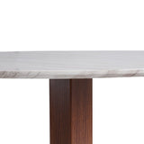 Willowmarble Round Dining Table - Low Angle