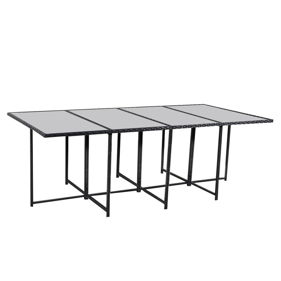 Bali 13PC Outdoor Dining Set-Black, image 8