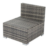 6PCS Outdoor Modular Lounge Sofa Coogee-Grey - Extra Image