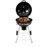 Outdoor BBQ Smoker Portable Charcoal Roaster - Top-Down View