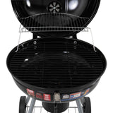 Outdoor BBQ Smoker Portable Charcoal Roaster - Rear View