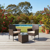 Dreamo Delightful 3 Piece Bistro Set - Front View