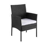 Ville 4-Seater PE Wicker Outdoor Lounge Sofa Set - Extra Image