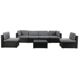 Veranda Fancy Grande Sofa Set - Side View