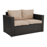 Harmony Haven Outdoor Sofa Set - Top-Down View