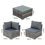 Modular Outdoor Wicker Lounge Set - Extra Image