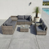 9-Piece Outdoor Setting - Front View
