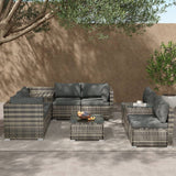 9-Piece Outdoor Setting - Side View