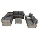 9-Piece Outdoor Setting - Rear View