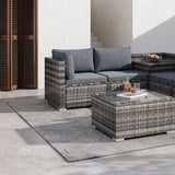 9-Piece Outdoor Setting - Close-Up Angle