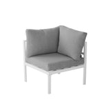 Outdoor White Modern 7 Piece Lounge Set - Extra Image