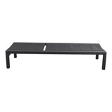 Adjustable Outdoor Sun Lounger in Aluminium Dark Grey - Extra Image