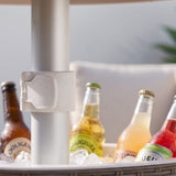 Taupe Ice Bucket Table - Extra Image