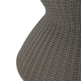 Taupe Ice Bucket Table - Rear View