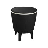 Black Ice Bucket Table - Front View