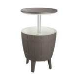 Taupe Cooler Table - Extra Image