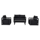 Alfresco Serenity Outdoor Lounge Set ??Charcoal Grey